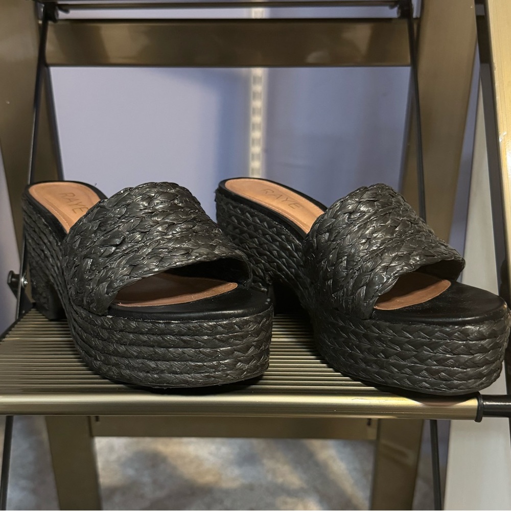 Raye Gable Wedge Sandal